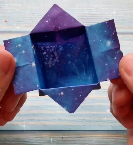 Easy Galaxy Origami Box