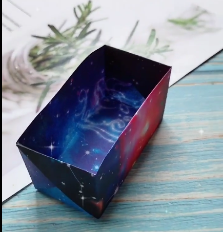 DIY Galaxy Origami Box Tutorial