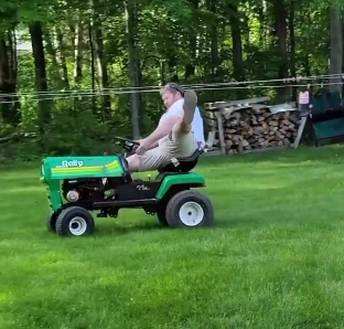 Dads How To Mow Lesson Goes Hilariously Wrong