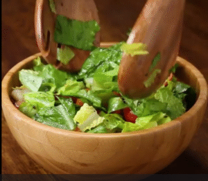 Easy Baked Shrimp Salad with Creamy Avocado Lime Dressing.
