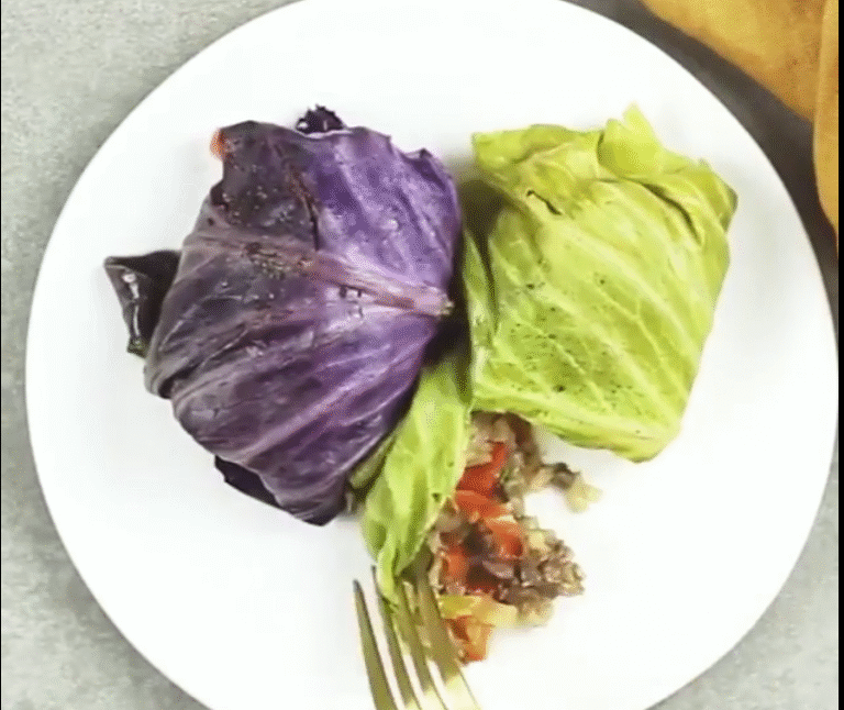 Delicious Asian-Inspired Stuffed Cabbage Rolls Recipe