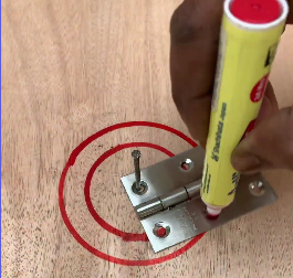 drawing-perfect-concentric-circles-on-a-wooden